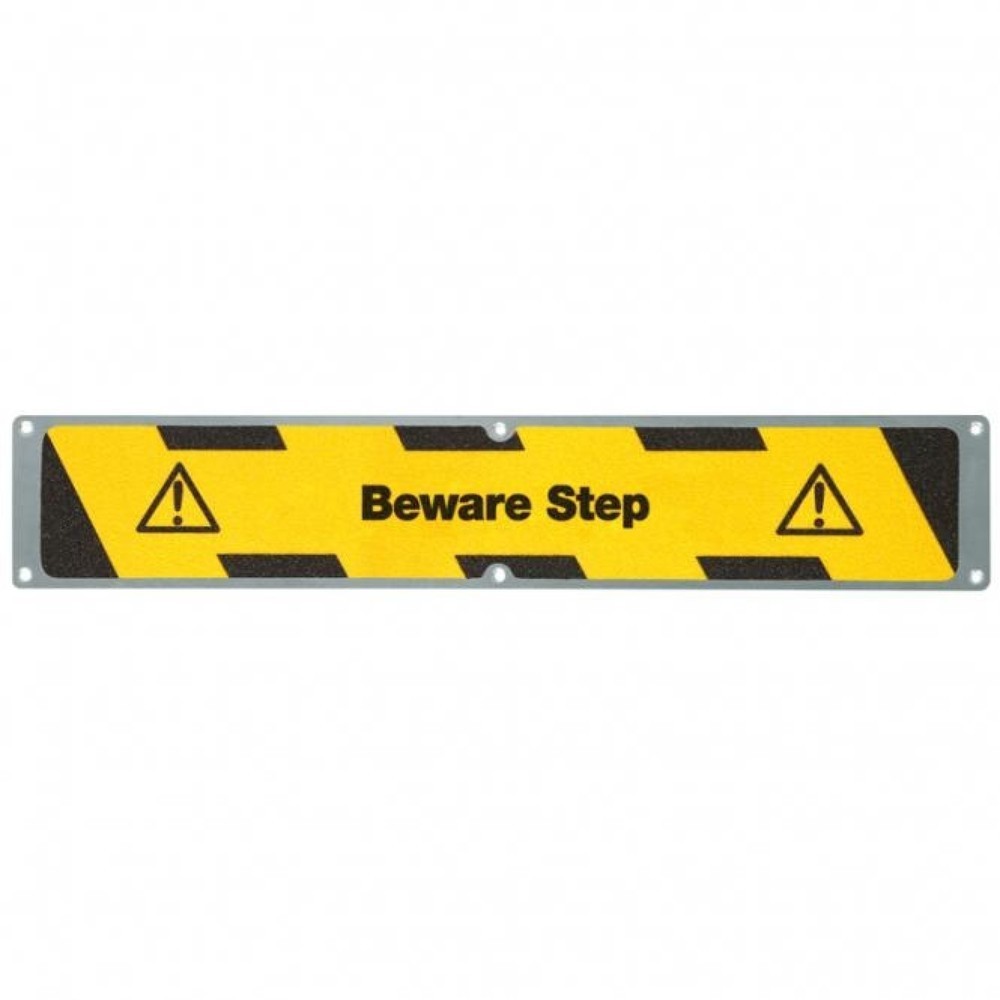 Immagine del prodotto: Lastra antiscivolo "Beware Step", LxL 635 x 114 mm