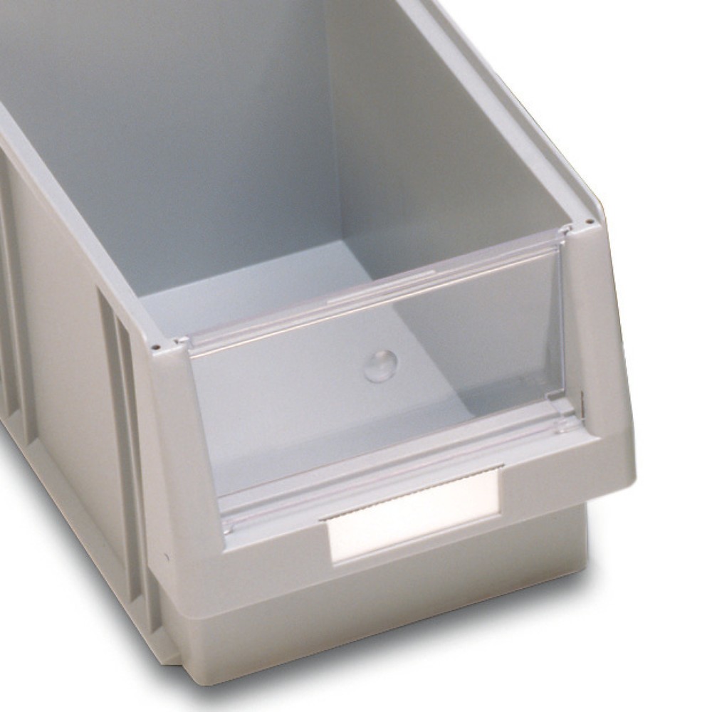 Immagine del prodotto: Lastra trasparente per contenitori a bocca di lupo in polipropilene, HxLxP 125 x 150 x 230/290 mm