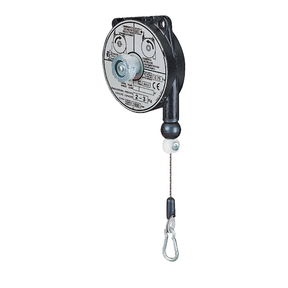 Immagine del prodotto: Cavo elastico, estrazione cavo 1,6 m, portata 0,2-0,5 kg