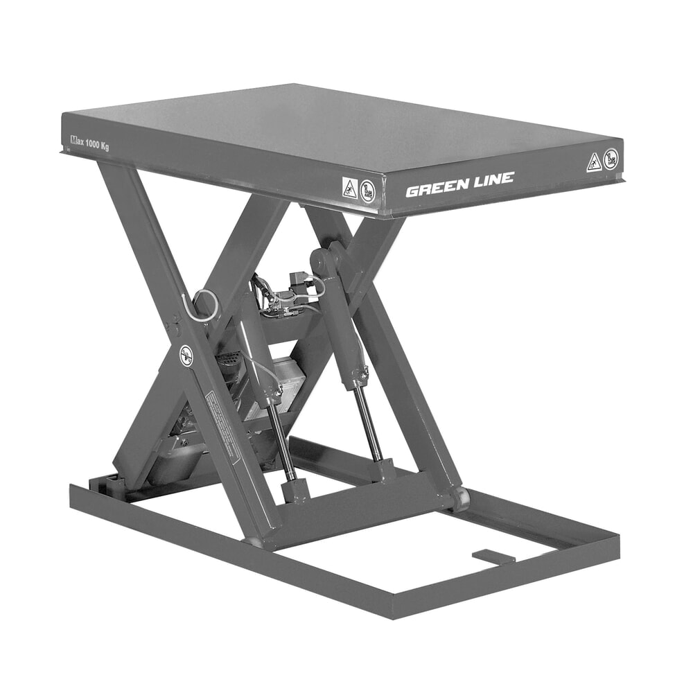 Immagine del prodotto: Piano elevatore a pantografo ERGO-LIFT, portata 1.000 kg, piattaforma da 1.250 x 1.000 mm