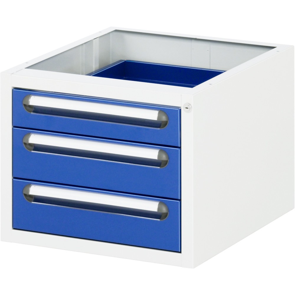 Immagine del prodotto n. 1: RAU Contenitore con base per tavolo da lavoro serie Tom, HxLxP 395 x 480 x 600 mm, con 3 cassetti