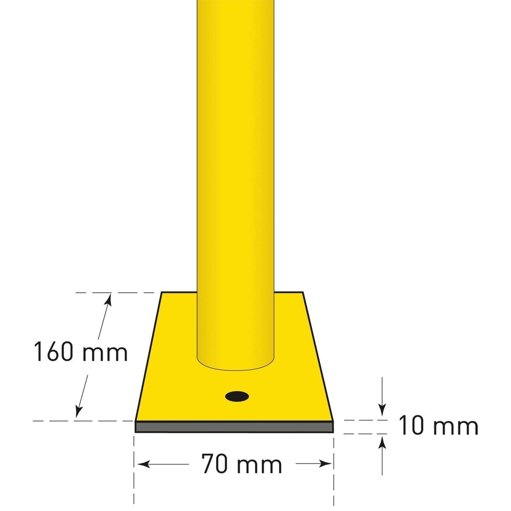 Immagine del prodotto n. 2: Staffa protettiva, impiego interno, AxL 1.000 x 1.000 mm